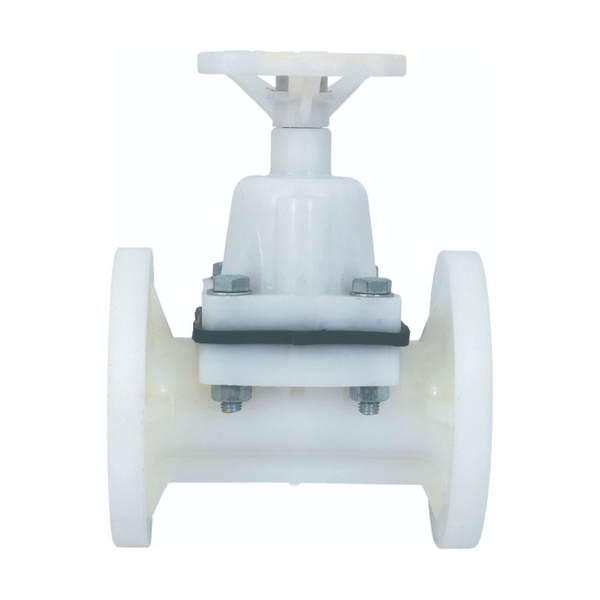 PP Diaphragm Valve Flanged Ends