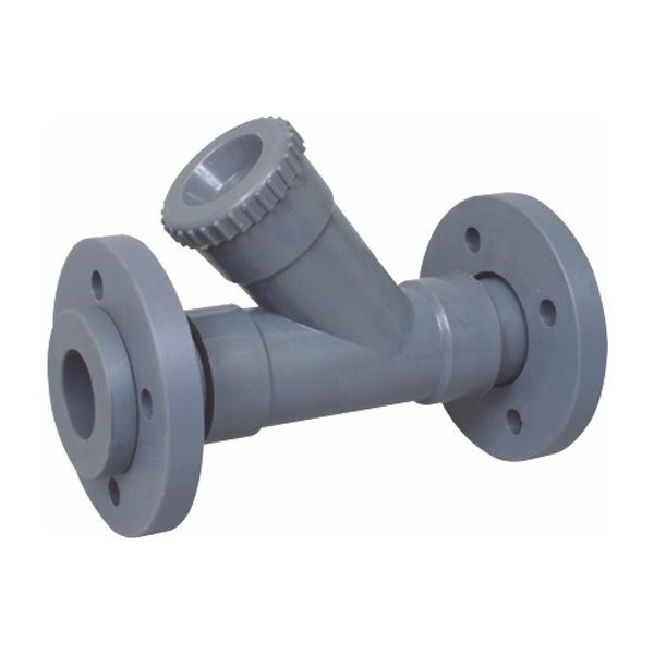 PP Y-Type Strainer Flanged Ends